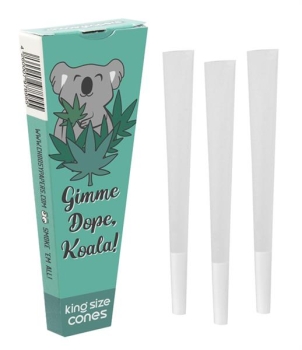 choosypapers King Size Cones 3Pack Dope Koala